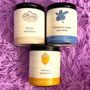 Bath and Body Works 3pc Candle Bundle